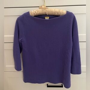 J.Crew Cashmere Boatneck Sweater, size small